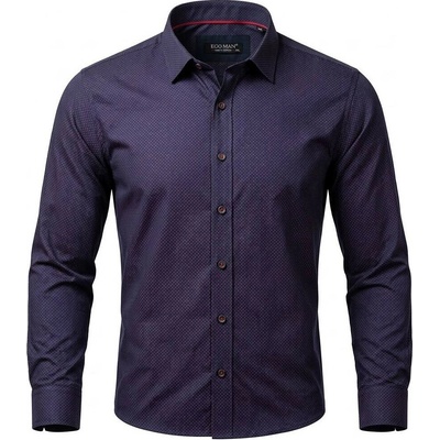 Ego Man pánská košile regular fit EKB-1206 tmavo modrá