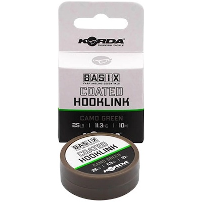 Korda Šnúra Basix Coated Hooklink Camo Green 10m 25lb