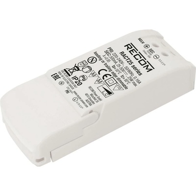 RECOM LED driver 25 W 500 mA 25 - 50 V/DC 1 ks