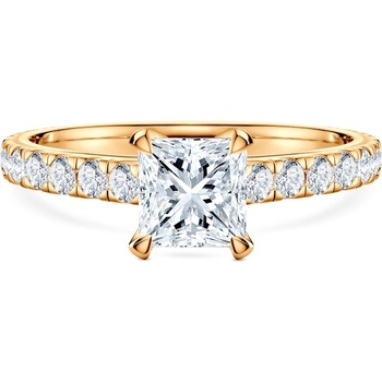 SAVICKI Годежен пръстен Share Your Love: злато, лабораторни диаманти с шлифовка "принцеса