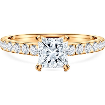 SAVICKI Годежен пръстен Share Your Love: злато, лабораторни диаманти с шлифовка "принцеса