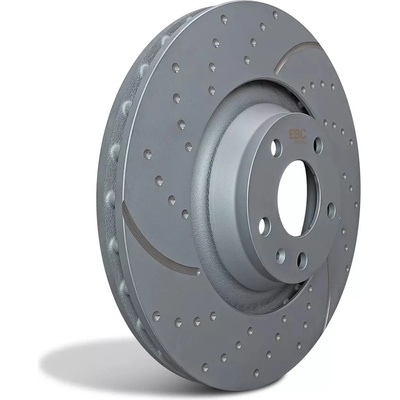EBC Turbo Grooved | brzdové kotouče přední GD754 | Zboží Auto