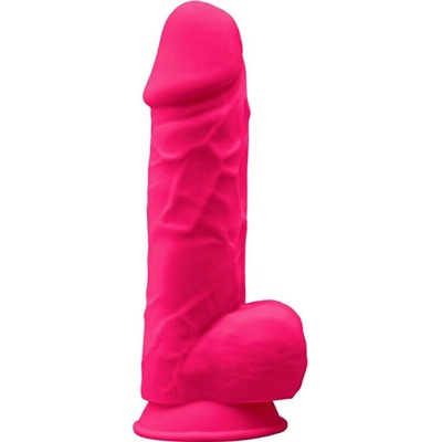 Silexd Model 1 Realistic Penis Premium Silexpan Silicone Fuchsia 21.5 Cm