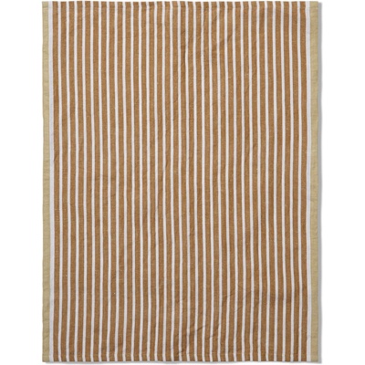 ferm LIVING Кърпа за чай HALE 50 x 70 см, кафяв / сребърен, памук / лен, твърди LIVING (FERM1104267399)