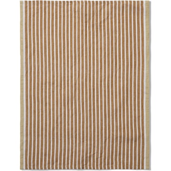 ferm LIVING Кърпа за чай HALE 50 x 70 см, кафяв / сребърен, памук / лен, твърди LIVING (FERM1104267399)