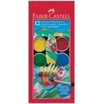 Faber-Castell Водни бои 12 цвята + четка