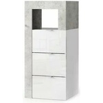 LC Mobili Бял шкаф за баня LC Mobili Italia Хамбург 35x78 см (439030-41CE)