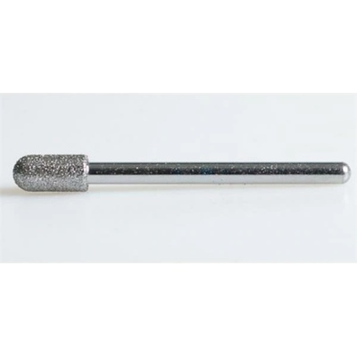 Tělísko brusné pr. 4,0 x 10 mm, válcové s radiusem, Diamantové, stopka pr. 3,0mm