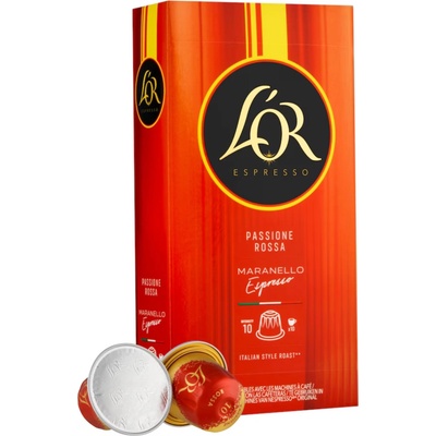 L'OR Espresso Maranello pražená mletá káva v kapslích 10 ks 52 g – Hledejceny.cz