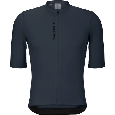 Scott Мъжка фланелка с къс ръкав за колоездене Scott Jersey Pro S/S Cycling jersey - Dark Blue (056-4071-0213)