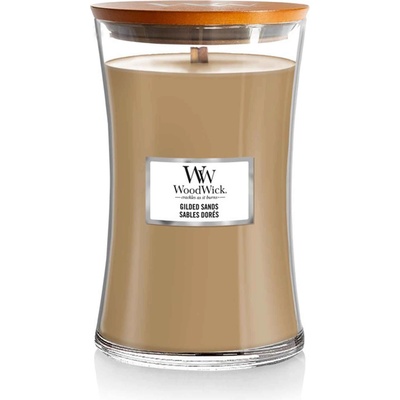 WoodWick Gilded Sands ароматна свещ с дървен фитил 609, 5 гр