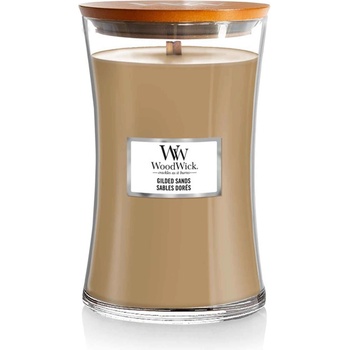 WoodWick Gilded Sands ароматна свещ с дървен фитил 609, 5 гр