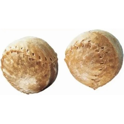 NOBBY Лакомство бейзболна топка от пресована кожа 7, 5 см 150 гр 72400