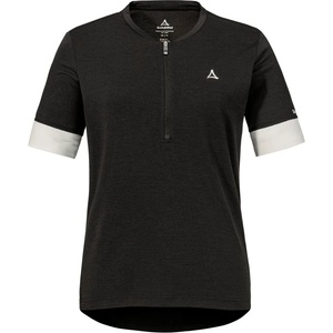 Schöffel Дамска фланелка с къс ръкав за колоездене Schöffel Women's Shirt Style Pinega Cycling jersey - Black - размер 36 (EU) (156-2326-0112)
