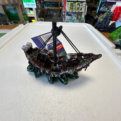 Aqua Nova Vrak lode 12x5,5x10 cm