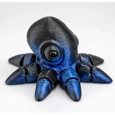 Svíčkománie3D Flexi 3D miniaturka chobotnice z 3D tiskárny Modro černá lesklá – Hledejceny.cz