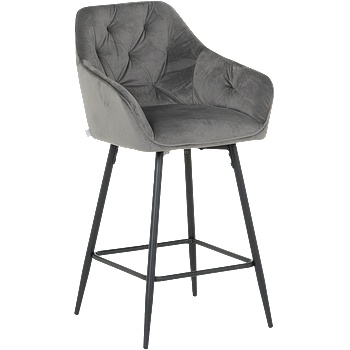 Carmen Бар стол lazio - сив