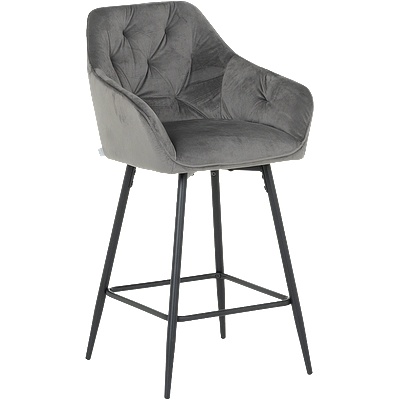 Carmen Бар стол lazio - сив