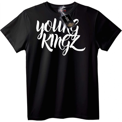NOONEBRAND Тениска Young Kingz - 6XL, Black