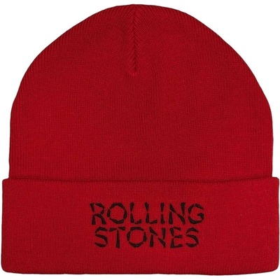 The Rolling Stones шапка Hackney Diamonds Logo Red UNI (RSBEAN14R)