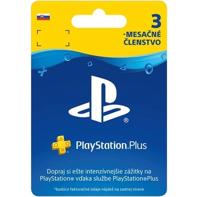 PlayStation Plus členstvo 3 mesiace SK