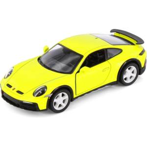 Kinsmart Метална количка Kinsmart - Porsche 911 GT2 RS, 1: 36, жълта (58077)