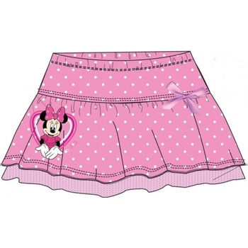 Cottonland dievčenská bavlnená sukňa / sukienka Minnie Mouse Disney ružová