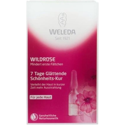Weleda Wild Rose 7 Day Smoothing Beauty Treatment масло за лице за уморена и стресирана кожа 5.6 ml за жени