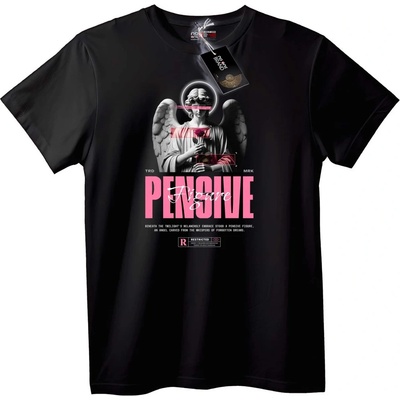 Тениска Замислен Ангел - 7XL, White