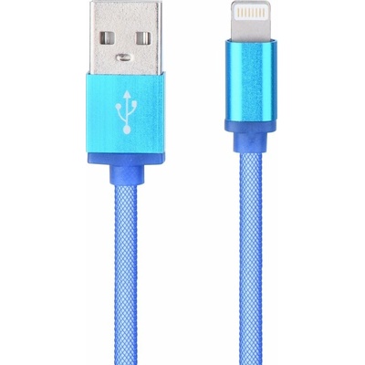 Lightning kabel 1m modrý