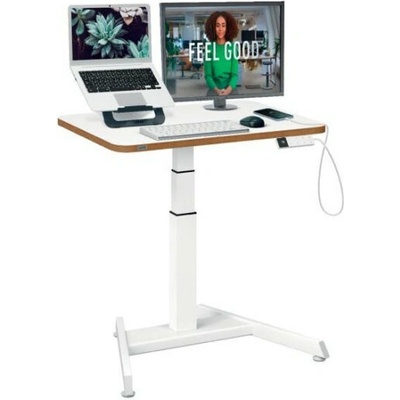 Leitz Ergo výškově nastavitelný elektrický ergonomický stůl, bílý