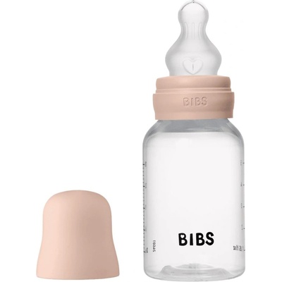BIBS Anti-Colic Baby Bottle Silicone шише против колики със силиконов биберон Blush 150ml