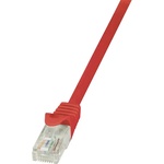 LogiLink Patch кабел Econline, Cat. 5e, U/UTP, червен, 5 м