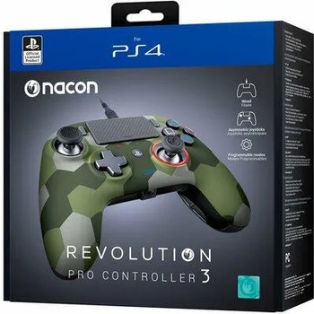Image 1 of Bigben Interactive Nacon Revolution Pro 3 PS4 (PS4OFPADRPC3GREEN)