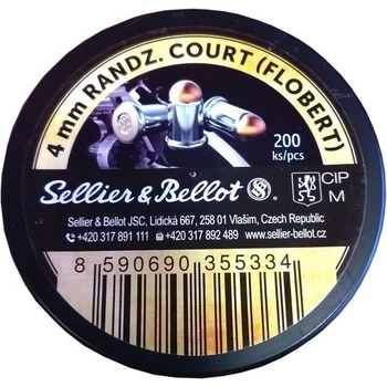 Sellier&Bellot s okrajovým zápalem Randz. curte 4 mm 200 ks