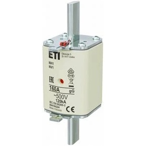 ETI POLAM Fuse insert nh1 gg 160a/500v 004184224 - pcmall