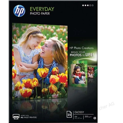 HP Фото х-я HP Everyday Photo, glossy, А4, 200гр, опаковка 25 (09283-А)