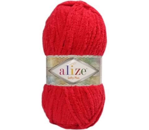 Alize Softy Plus 56 červená