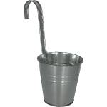 Mica САКСИЯ КРЪГЛА МЕТАЛНА С КУКИ joey h12xd13см СИВА (1172880)