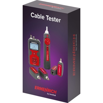 Levenhuk Тестер за кабели Ermenrich Ping SM110 Функции: измерване на дължината на кабели, проверка на кабели, пр (82553)