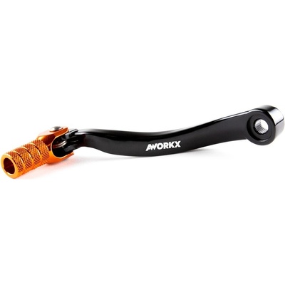 AWORKX páka řazení KTM SX-F, EXC-F 17-, HUSQVARNA FC/FE 17- barva černá (oranžová koncovka)