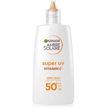 Garnier Ambre Solaire Super UV лек защитен флуид против тъмни петна с витамин С SPF 50+ 40ml