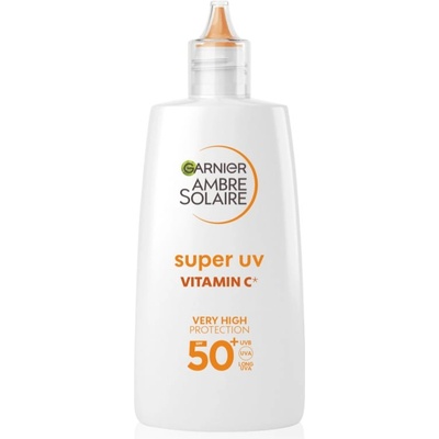 Garnier Ambre Solaire Super UV лек защитен флуид против тъмни петна с витамин С SPF 50+ 40ml