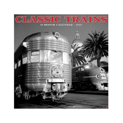 Classic Trains 12 X 12 Wall 2026