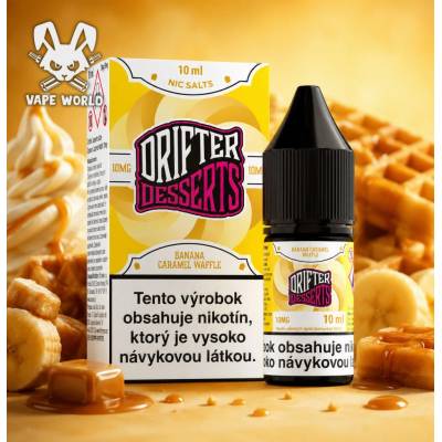 Juice Sauz Drifter Desserts Salts Banana Caramel Waffle 10 ml 10mg