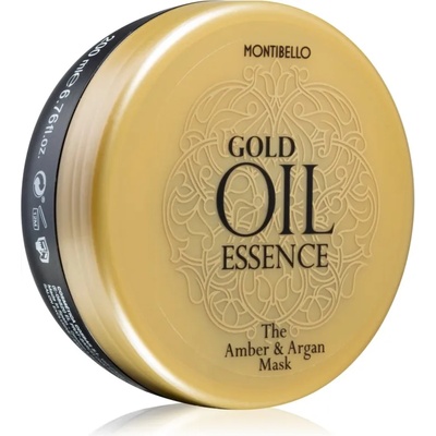 Montibello Gold Oil Amber & Argan Mask ревитализираща маска за коса 200ml