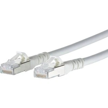 METZ CONNECT RJ45 Кабел за мрежова връзка, CAT 6A S/FTP [1x RJ45 щепсел - 1x RJ45 щепсел] 2 m, бял BTR Netcom (1308452088-E) (1308452088-E)