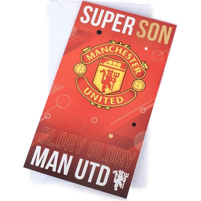 Manchester United narozeninové přání Super Son Birthday Card
