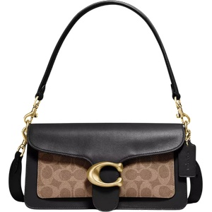 Coach Дамска чанта COACH Tabby Shoulder Bag 26 With Signature Canvas (CH857-BROWN-RED)