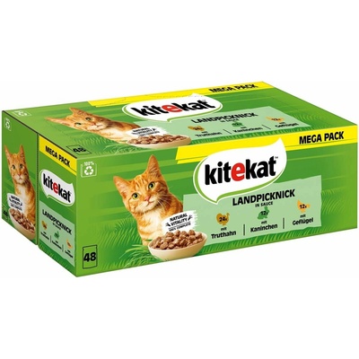 Kitekat multipack Landpicknick v omáčce 48 × 85 g